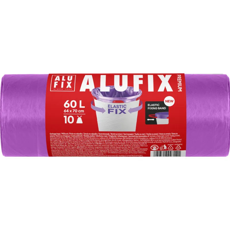Pytle Alufix Premium Elastic Fix - 64x70cm / 60l / 22my / 10ks