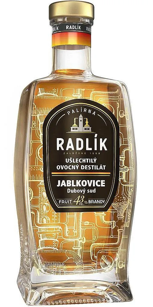 Radlík Jablkovice dubový sud 43%0.50l