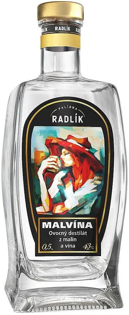 Radlík Malvína - Maliny & Víno 43%0.50l