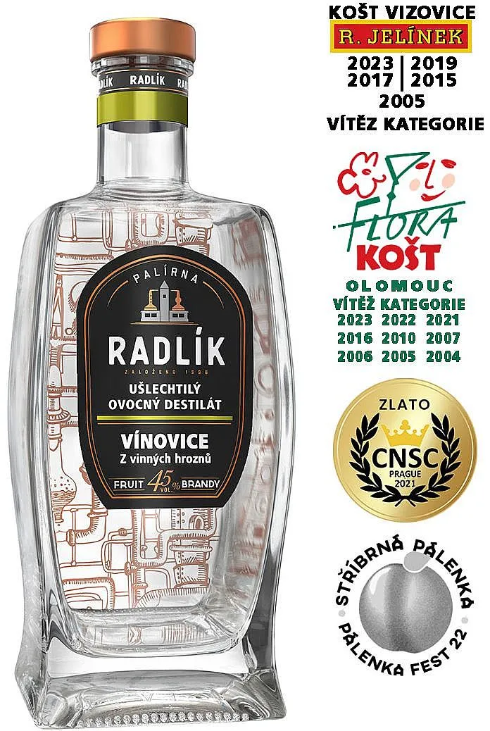 Radlík Vínovice Prémium 45%0.50l