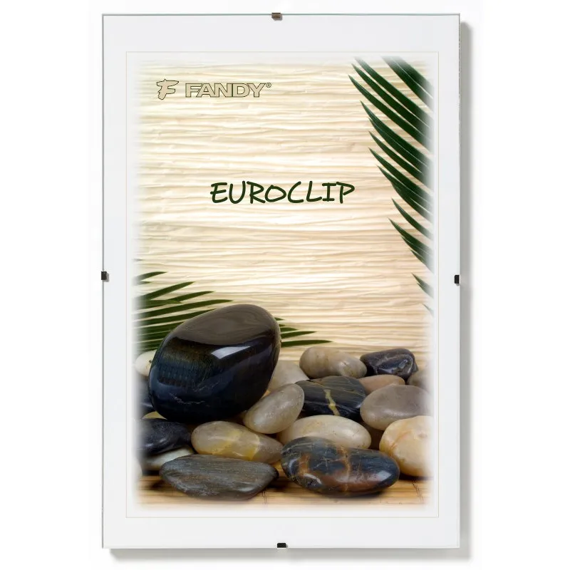 Rám euroklip - 10 x 15 cm / sklo