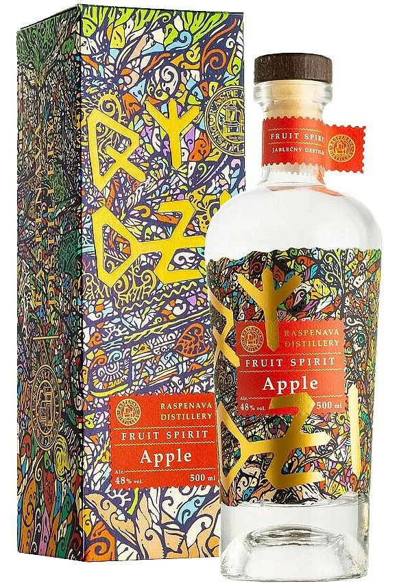Raspenava Jablkovice Rýdzi APPLE v krabičce 48%0.50l