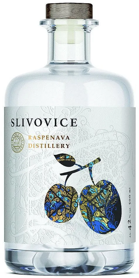 Raspenava Slivovice Tradiční holá lahev 42%0.50l