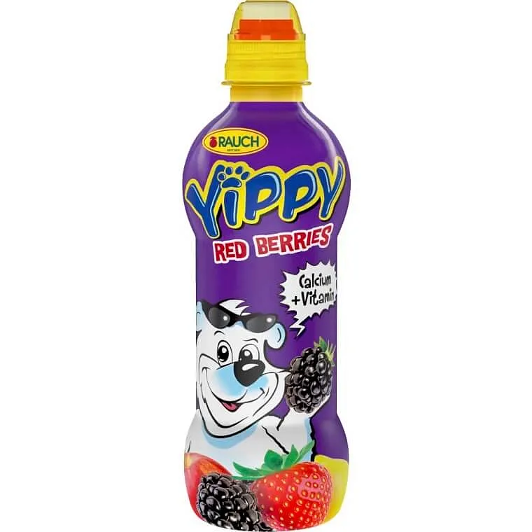 Rauch Yippy Party Červené ovoce 0,33l