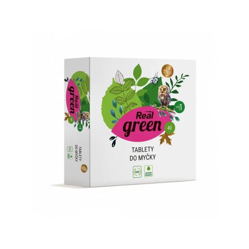 Real Green ECO tablety do myčky 40 ks