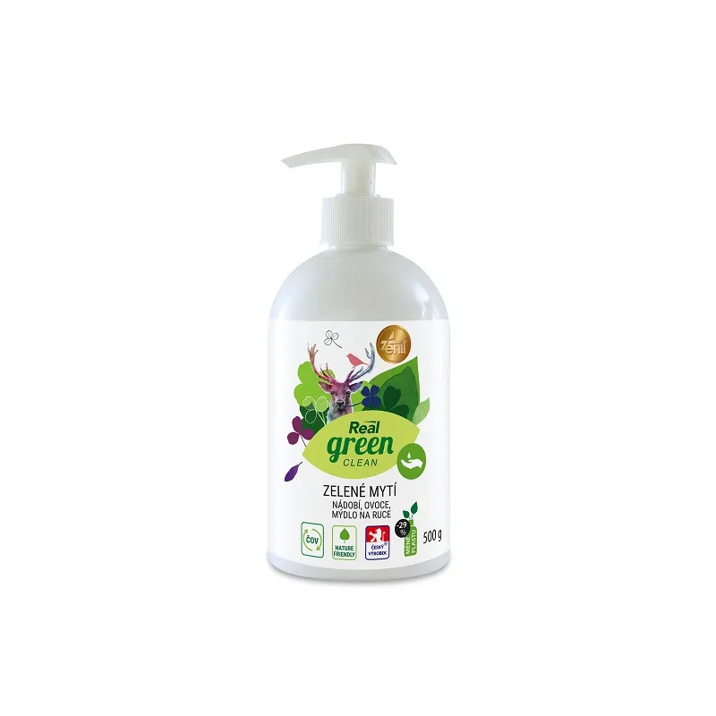Real green EKO prostředek na ruce a nádobí 500ml