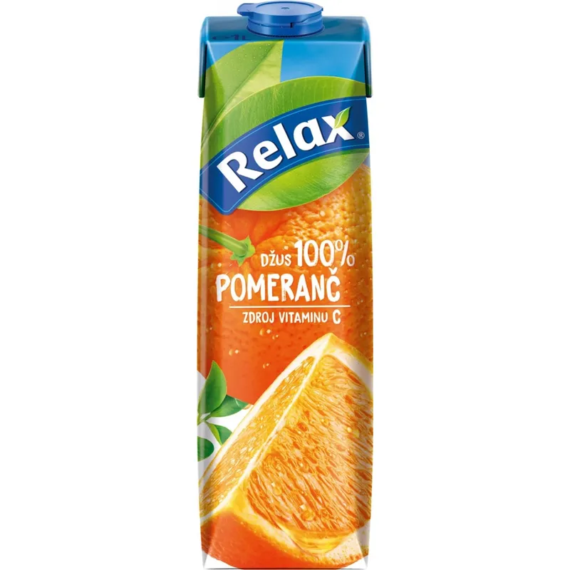 Relax Pomeranč 100% džus 1l