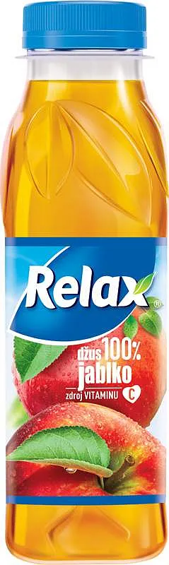 Relax Jablko 100% džus PET 300ml