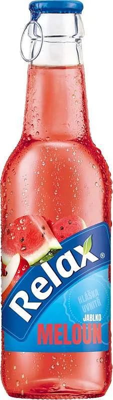Relax Víčko meloun ovocný nápoj 250ml sklo