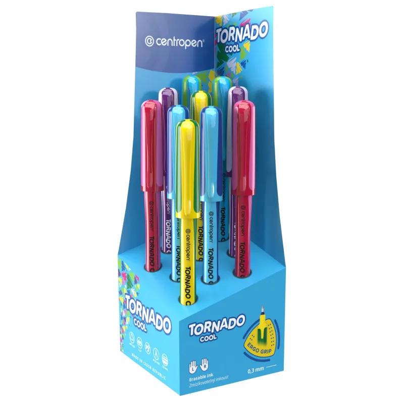 Roller Centropen TORNADO COOL 4775 - stojánek 10 ks
