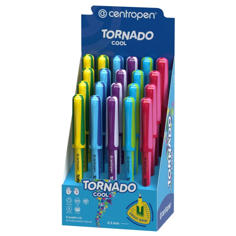 Roller Centropen TORNADO COOL 4775 - stojánek 20 + 1 ks