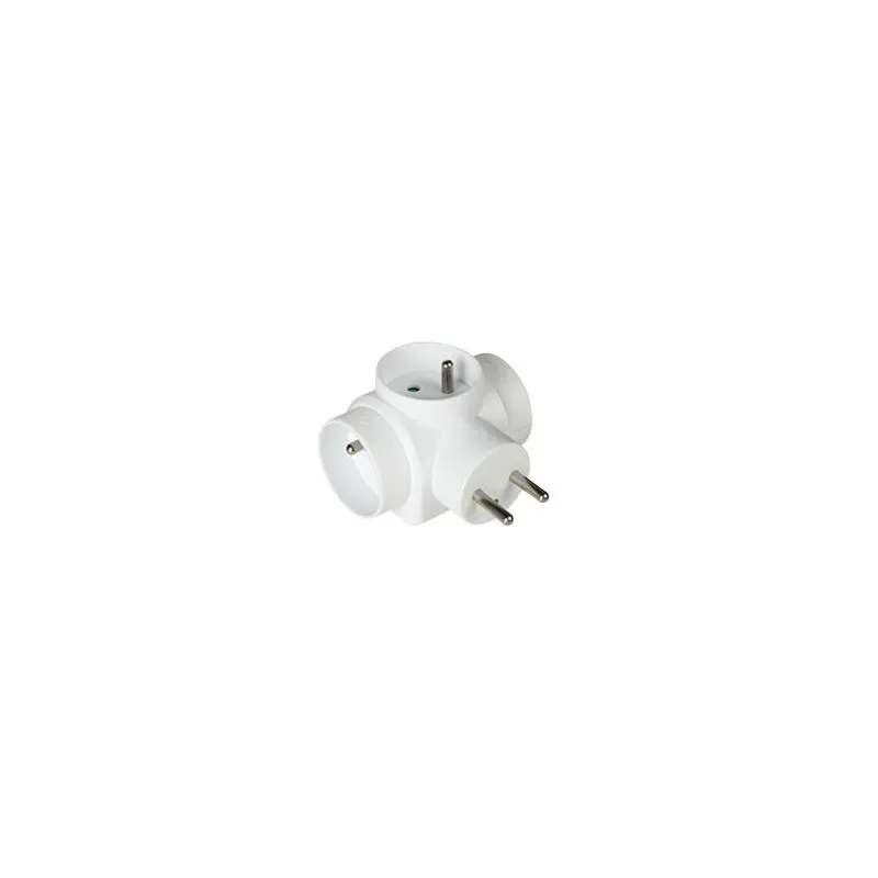 Rozbočovací zásuvka 220 V / 3x10A - 3 zásuvky / kulatá