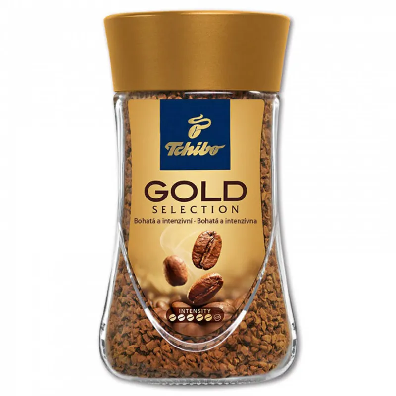 Rozpustná káva káva Tchibo Gold Selection / 200 g