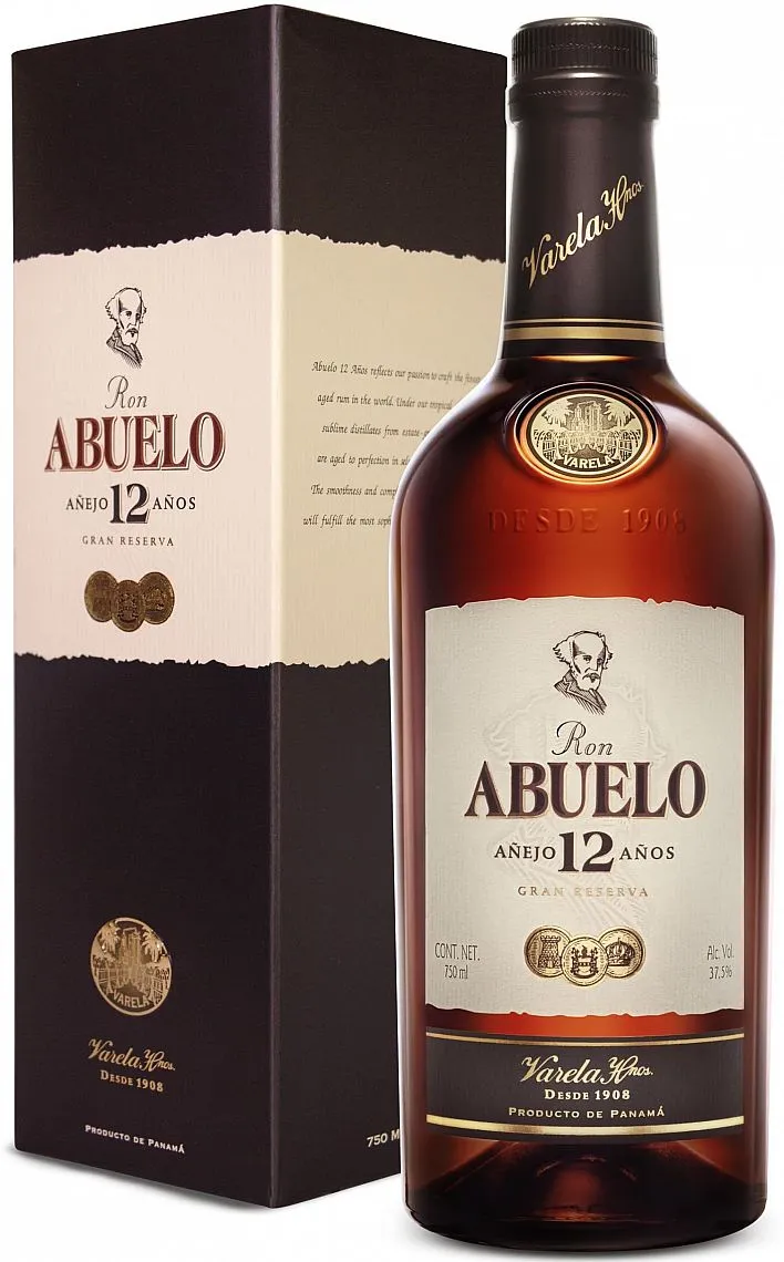 Rum Abuelo 12y v krabičce 40%1.00l