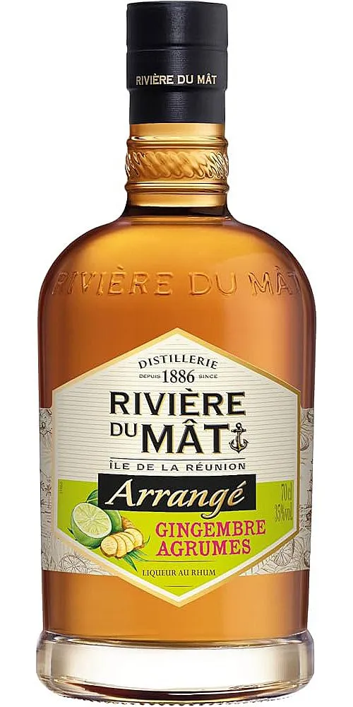 Rum Arrangé Riviere du Mat Gingembre - zázvor 35%0.70l