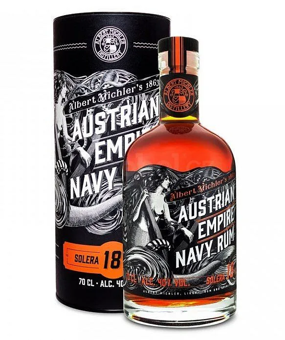 Rum Austrian Empire 18y Solera v tubě 40%0.70l