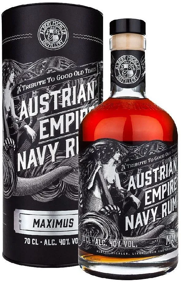 Rum Austrian Empire Maximus v tubě 40%0.70l