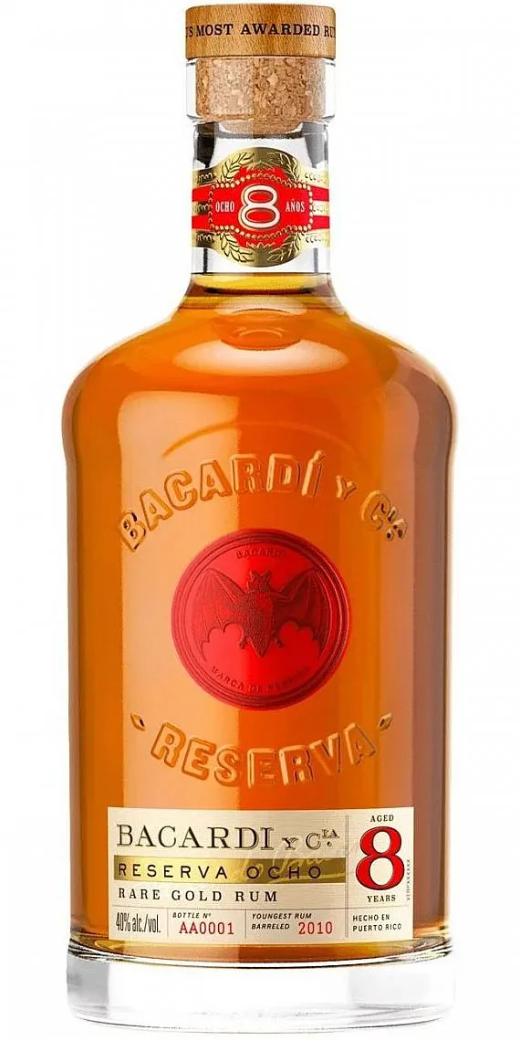 Rum Bacardi 8y Reserva Ocho holá lahev 40%0.70l
