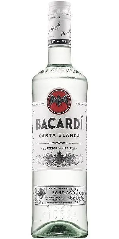 Rum Bacardi Carta blanca  40%0.50l