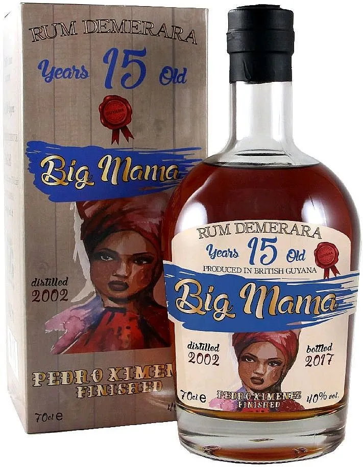 Rum Big Mama 2002 Px Cask 15y gB 40%0.70l