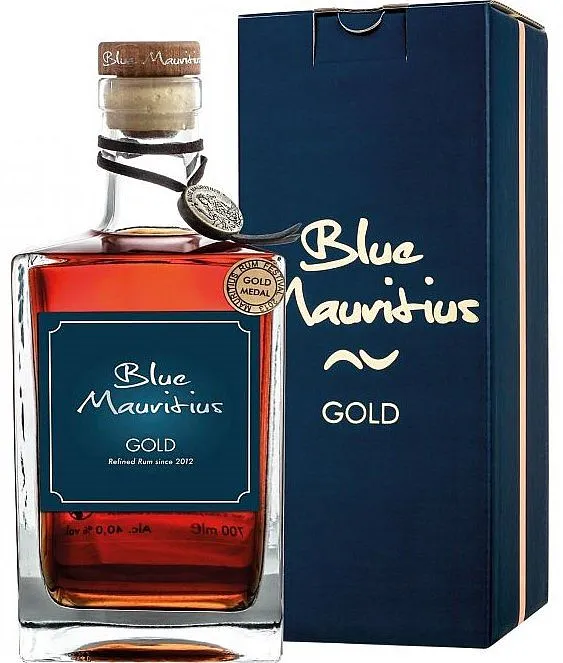 Rum BLUE Mauritius GOLD v papírové krabičce základní 40%0.70l