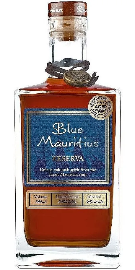 Rum Blue Mauritius RESERVA holá lahev 40%0.70l