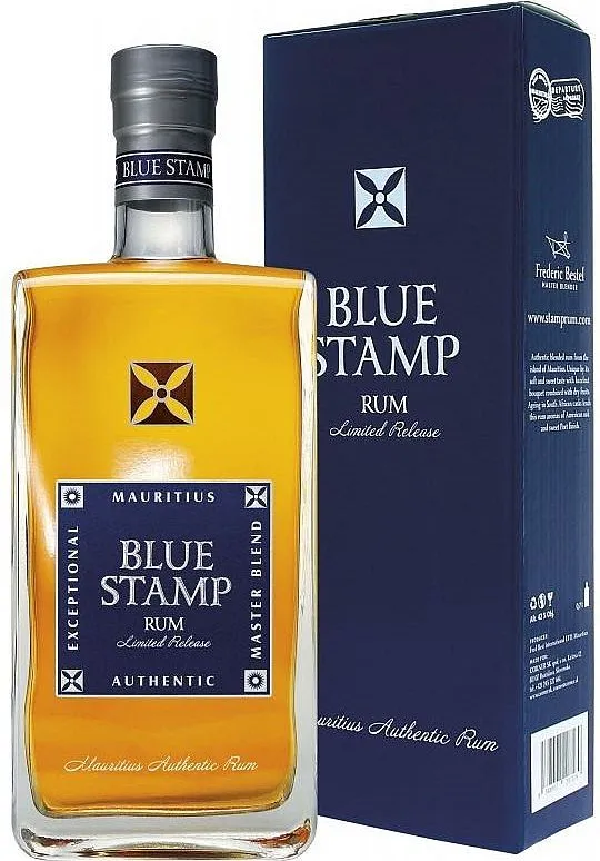 Rum Blue Stamp Mauritius v krabičce 42%0.70l