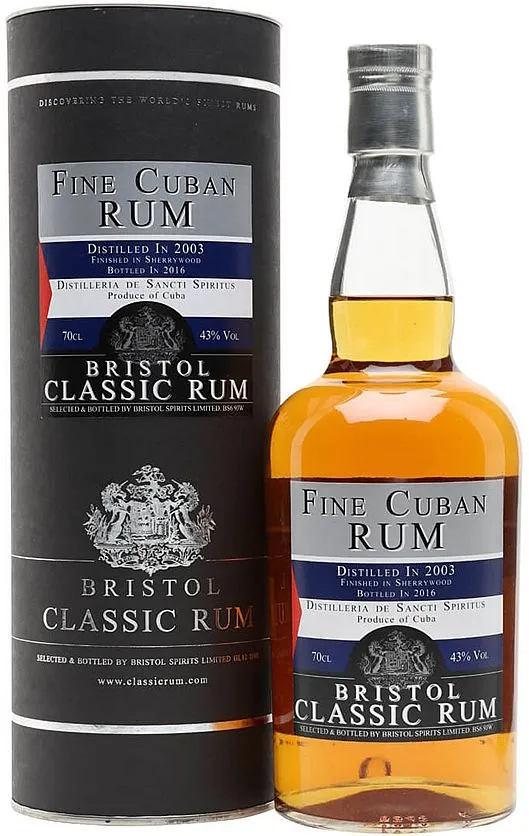 Rum Bristol 2003 Cuba Sherry cask  gT 43%0.70l