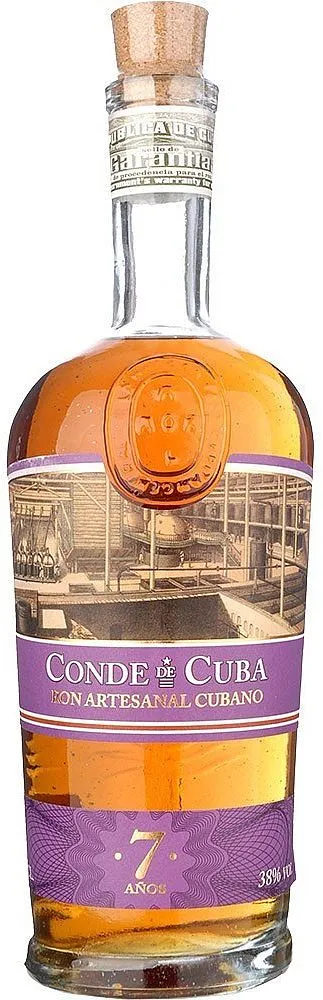 Rum Conde de Cuba 7y 38%0.70l