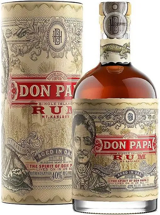 Rum Don Papa Single Island v tubě 40%0.70l