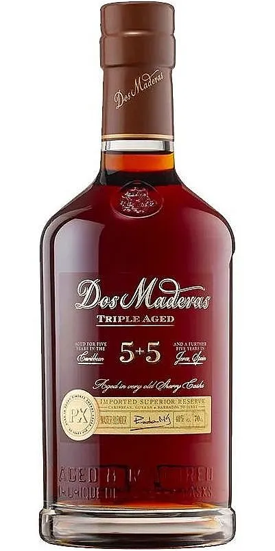 Rum dos Maderas 10y PX 5 & 5 holá lahev 40%0.70l