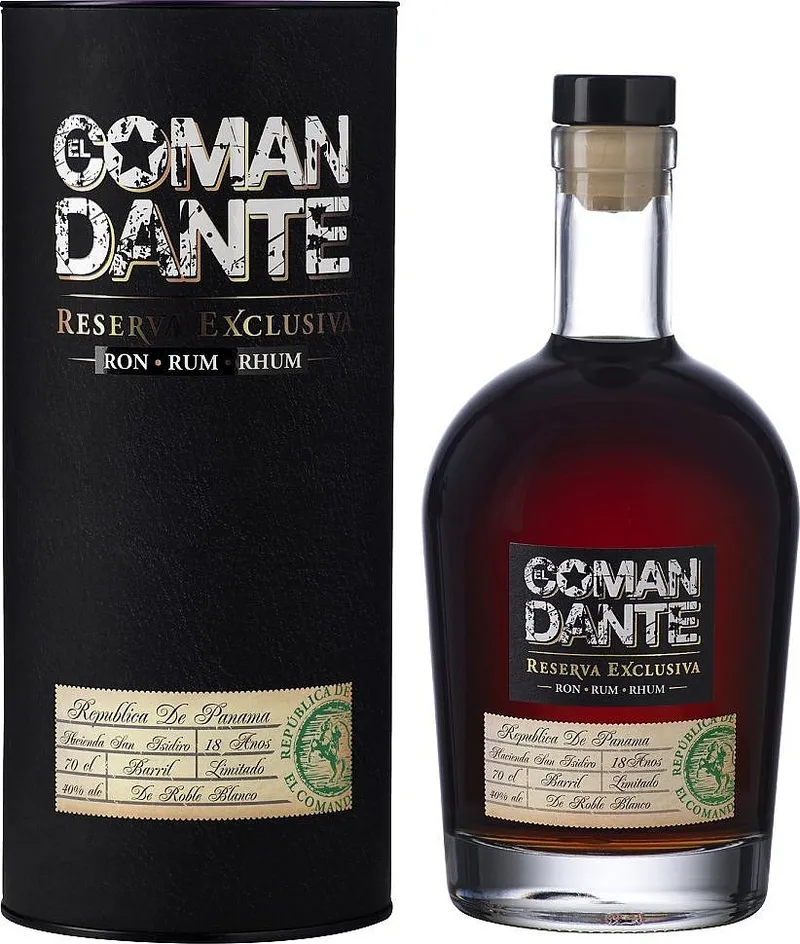 Rum el Comandante Reserva exclusiva v tubě  40%0.70l