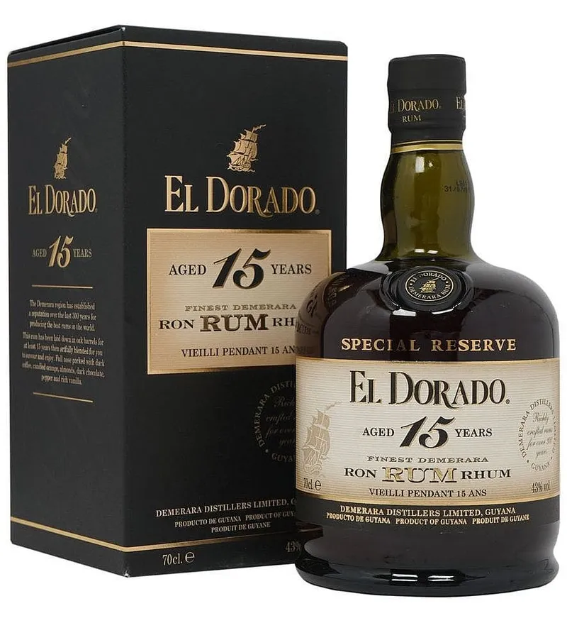 Rum el Dorado 15y v krabičce 43%0.70l