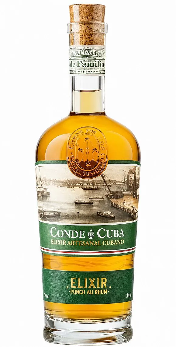 Rum ELIXIR Conde de Cuba 7y  32%0.70l