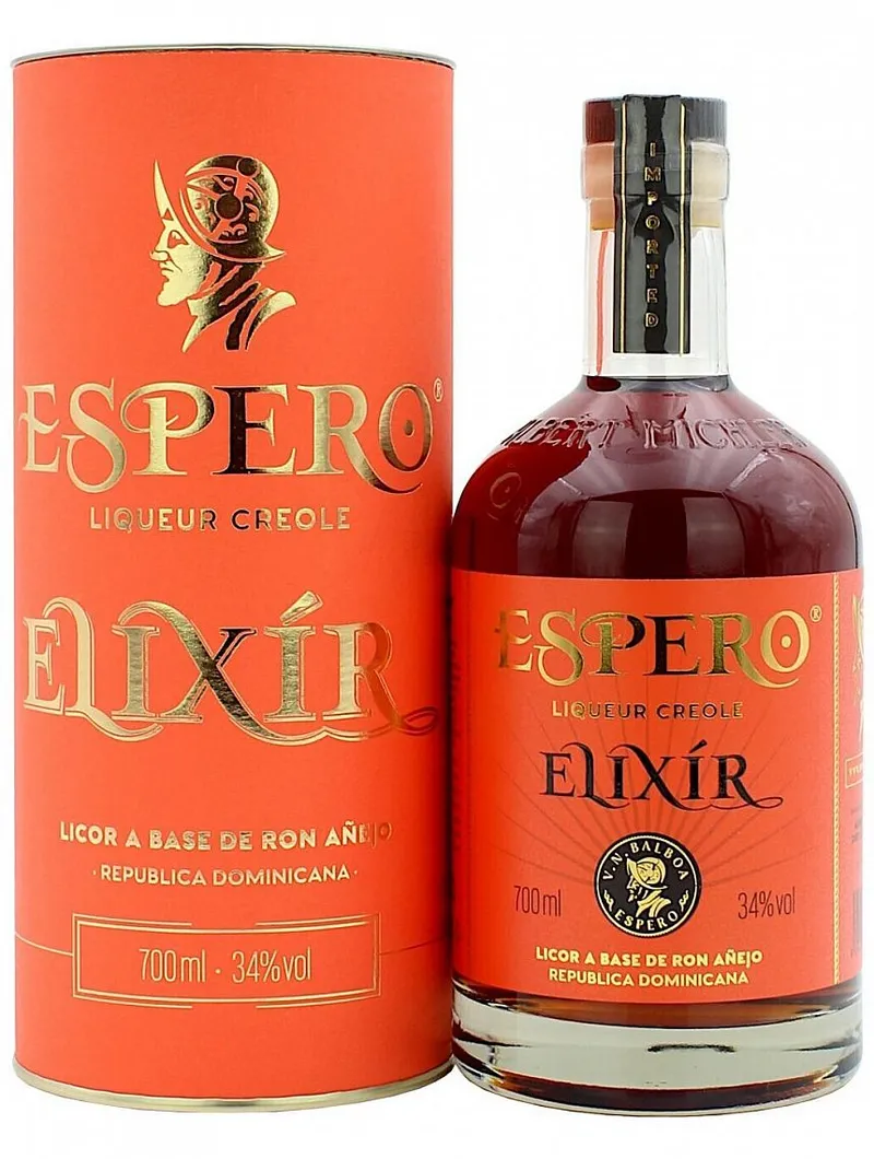 Rum Elixir Espero v tubě  34%0.70l
