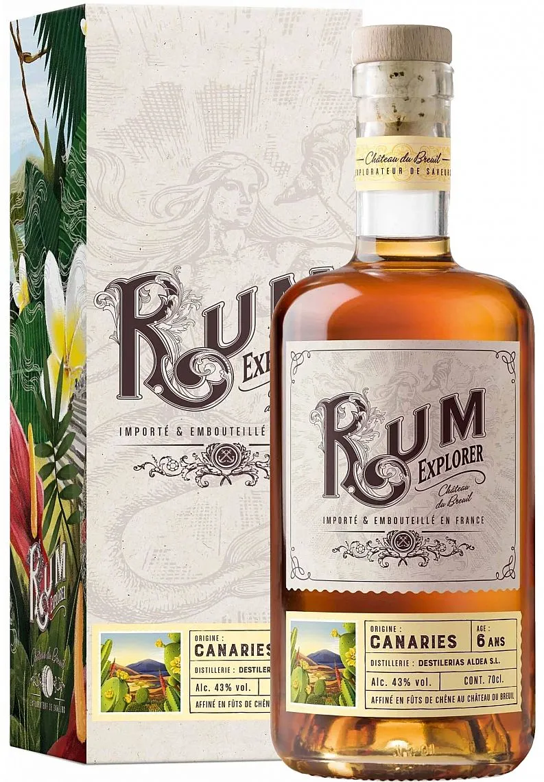 Rum Explorer Aldea Canarian Pineau cask v krabičce 43%0.70l