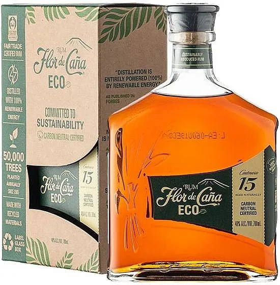 Rum Flor de Cana 15y ECO v krabičce 40%0.70l