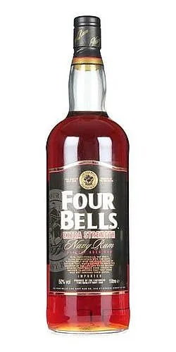 Rum Four Bells Navy rum 50%1.00l