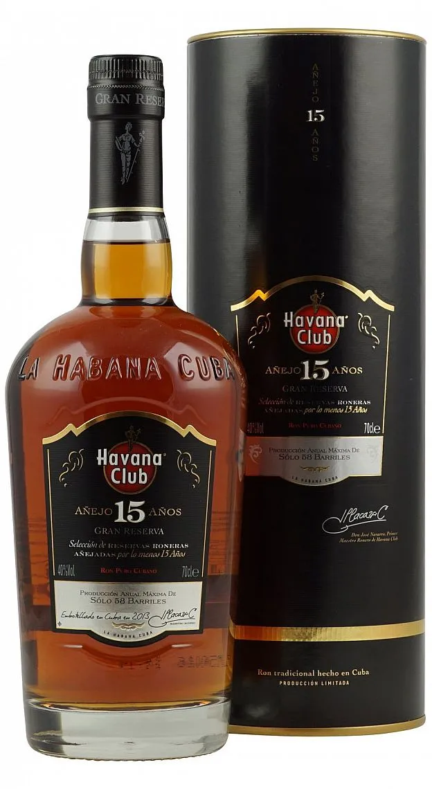 Rum Havana Club 15y Grand reserva v tubě 40%0.70l
