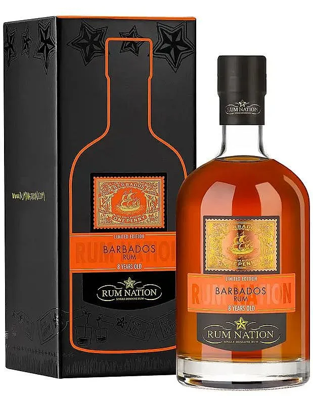 Rum Nation Barbados 8y gB 40%0.70l