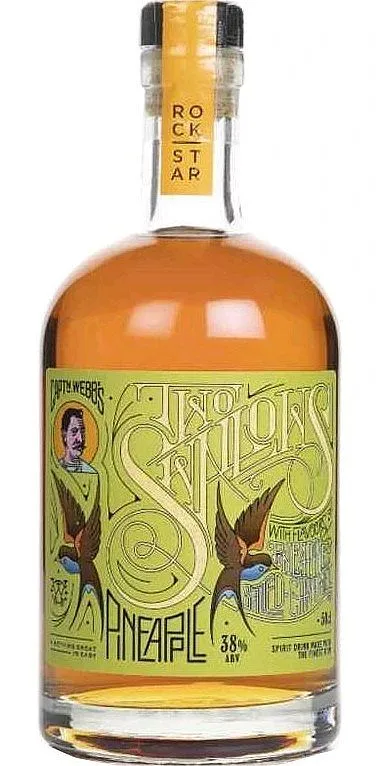 Rum Rockstar 2 swallows Pineapple & Salted Caramel 38%0.50l