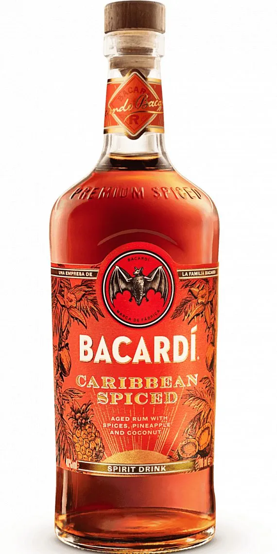 Rum Spiced Bacardi Caribbean NEW  35%0.70l