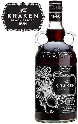 Rum Spiced Kraken Black DARK LABEL silnější   47%0.70l