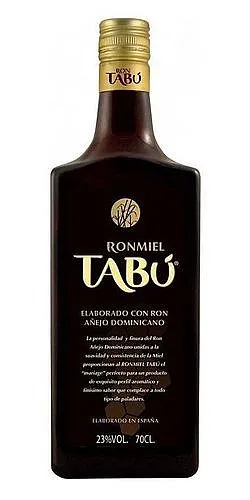Rum Tabu Miel black placatá lahev  23%0.70l