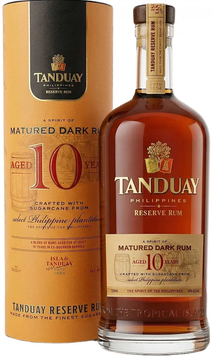 Rum Tanduay 10y Reserve v tubusu 40%0.70l