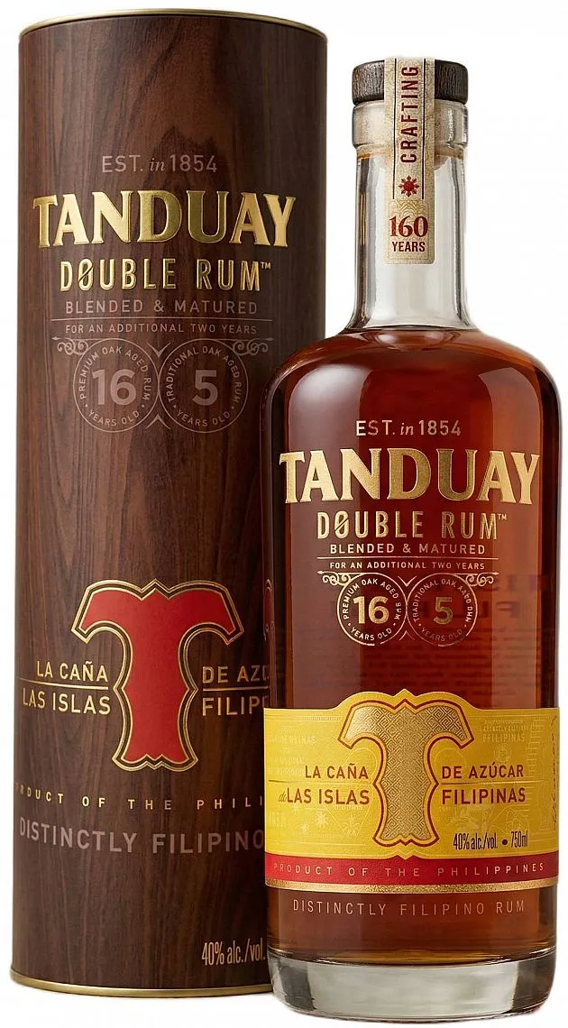 Rum Tanduay Double 16 + 5 v plechu 40%0.70l