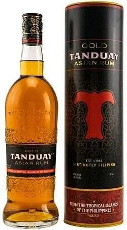 Rum Tanduay Gold 7y v plechu 40%0.70l