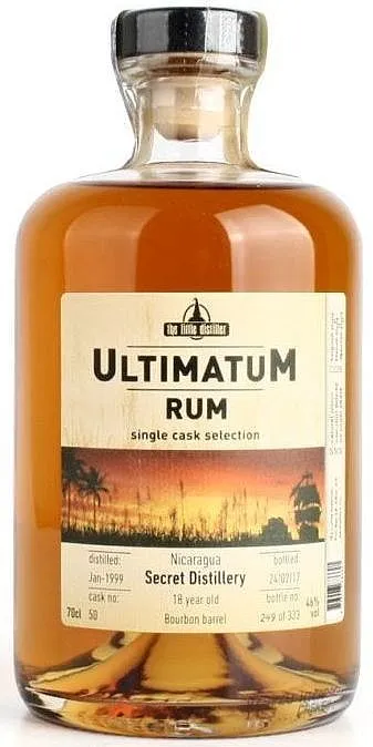 Rum Ultimatum 1999 Secret Nicaragua 46%0.70l