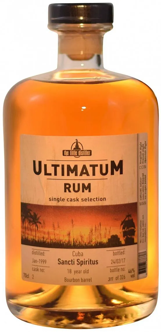 Rum Ultimatum 1999 Sancti Spiritus 18y 46%0.70l