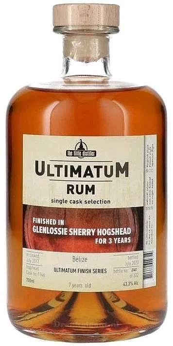 Rum Ultimatum 2017 Glenlossie cask finish 7y 43.3%0.70l